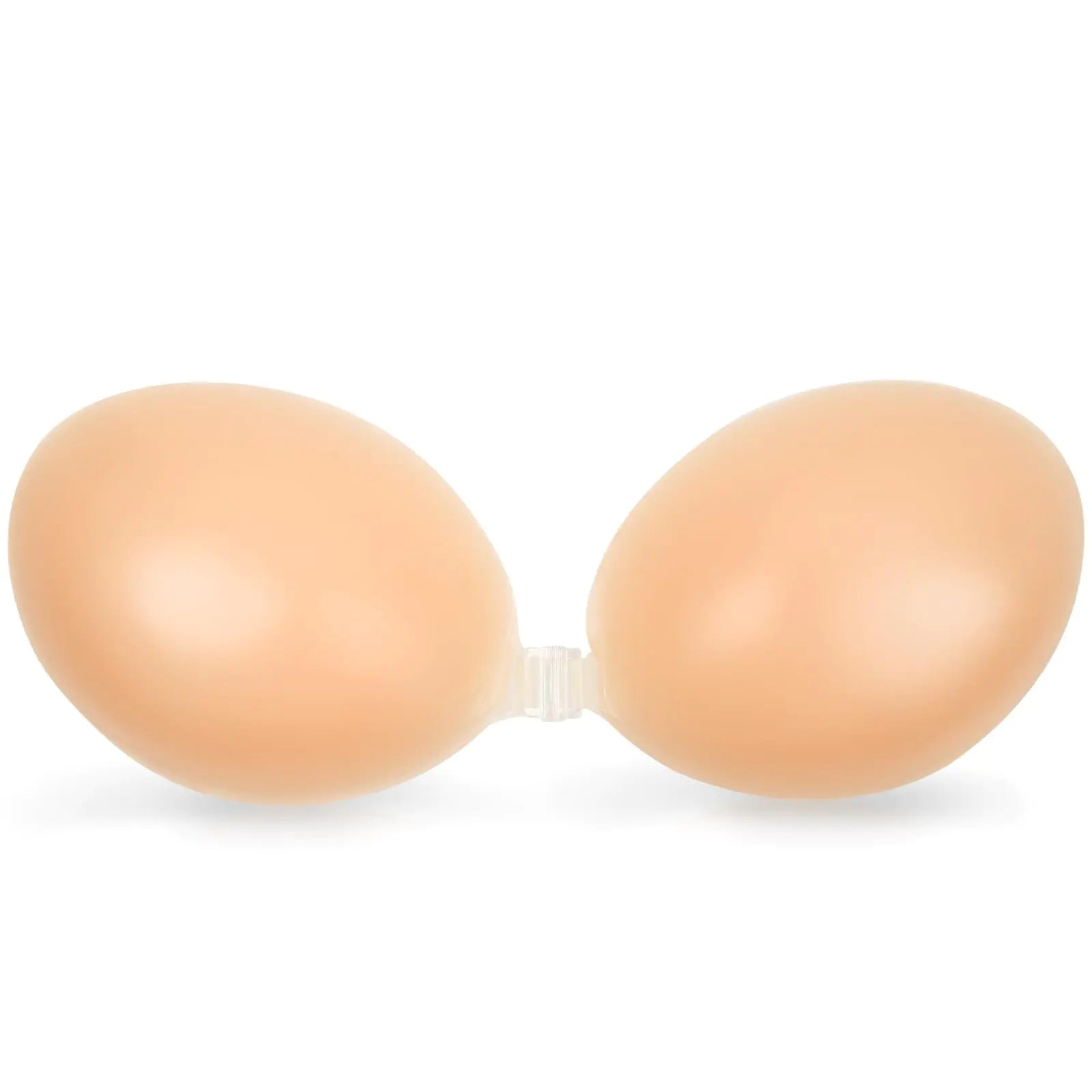 AURUZA Sticky Adhesive Bra Strapless Invisible Push up Bra Reusable Silicone Bra Strapless Backless Bra for Women Nude