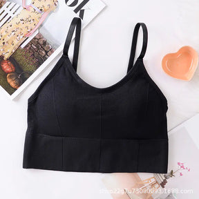 Seamless Short Women's Camisole with Removable Padding