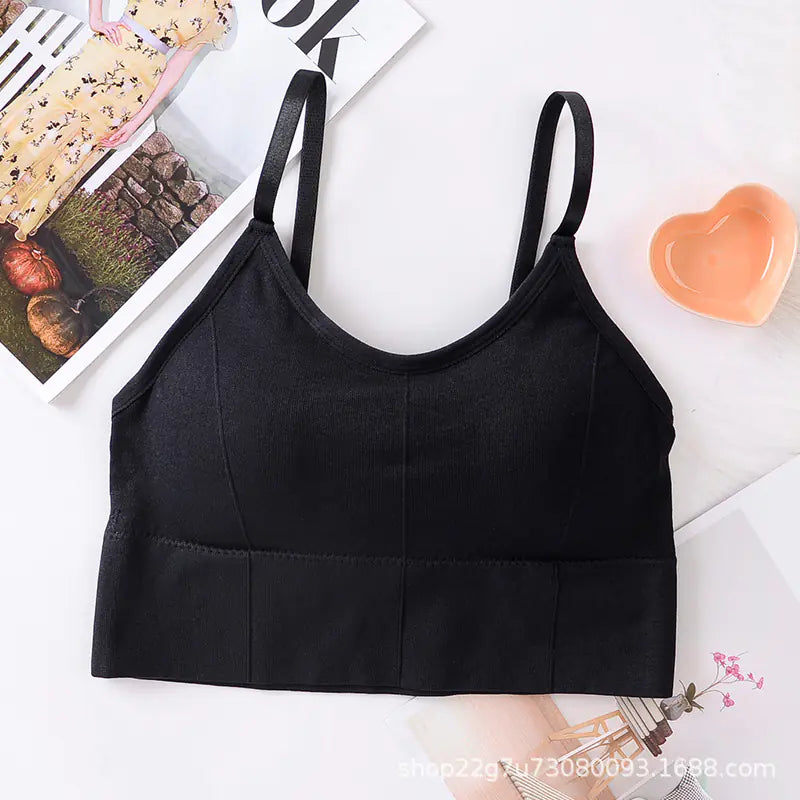 Seamless Short Women's Camisole with Removable Padding