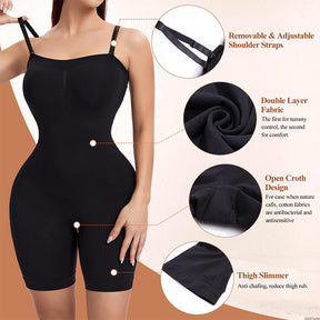 Strapless Seamless Bodysuit Shapewear (One Piece)