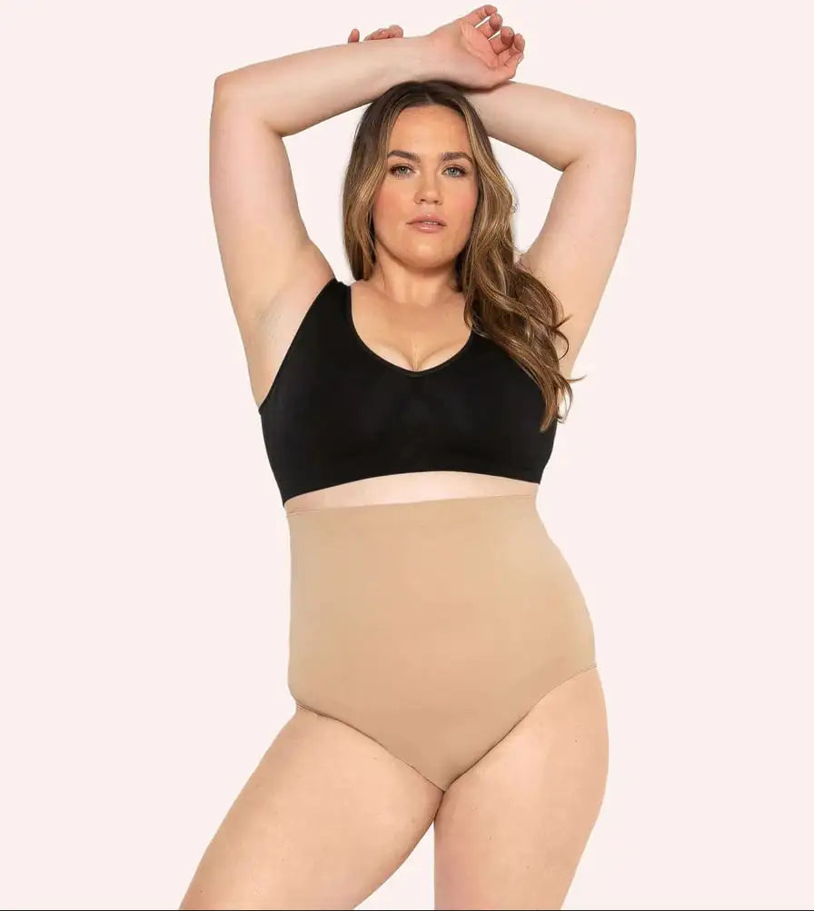 High Waist Silicone Non-Slip Shapewear Pants for Women