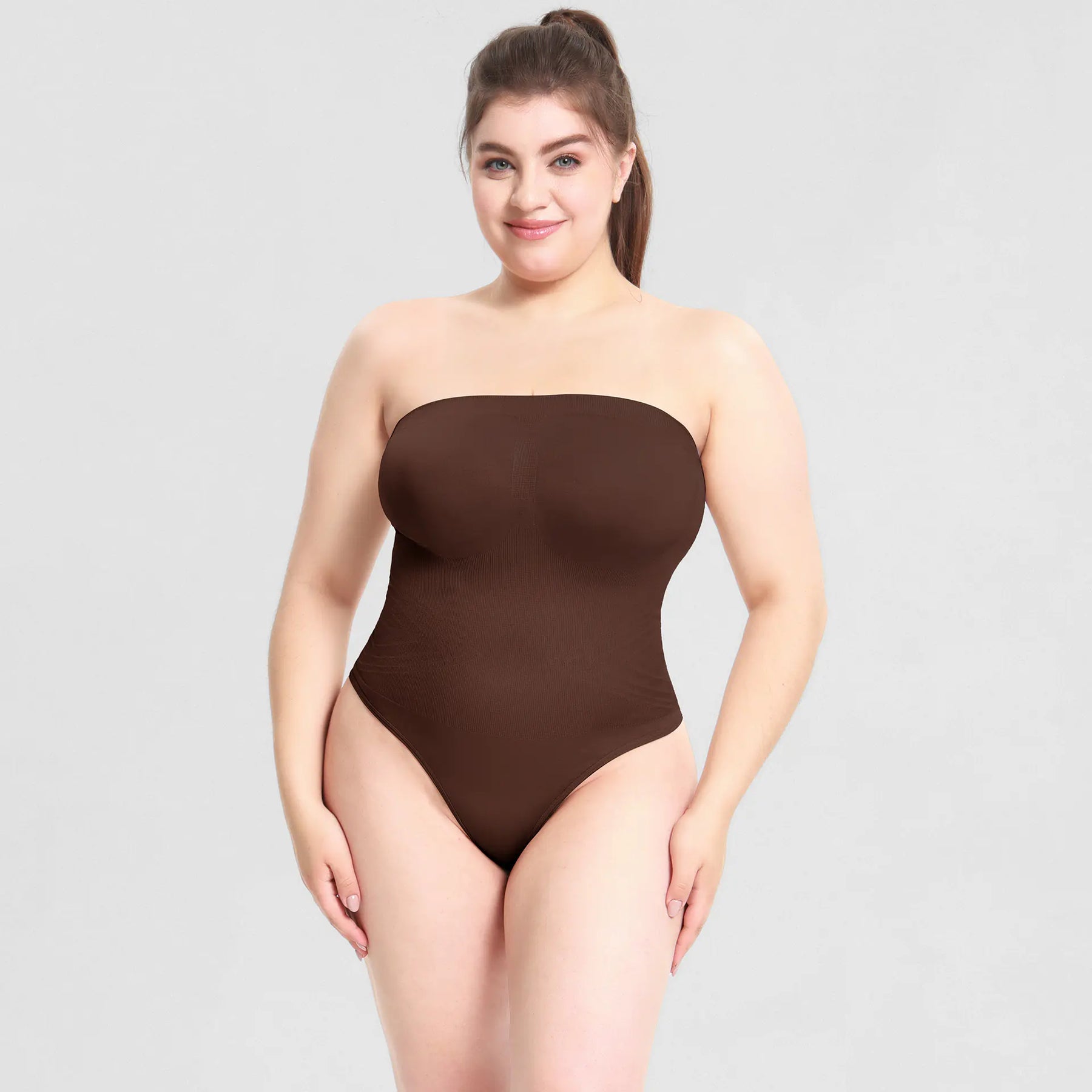 Custom Women's Shapewear Bodysuit with Detachable Straps