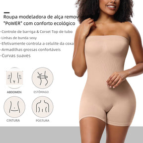 Custom Women's Shapewear Bodysuit with Detachable Straps